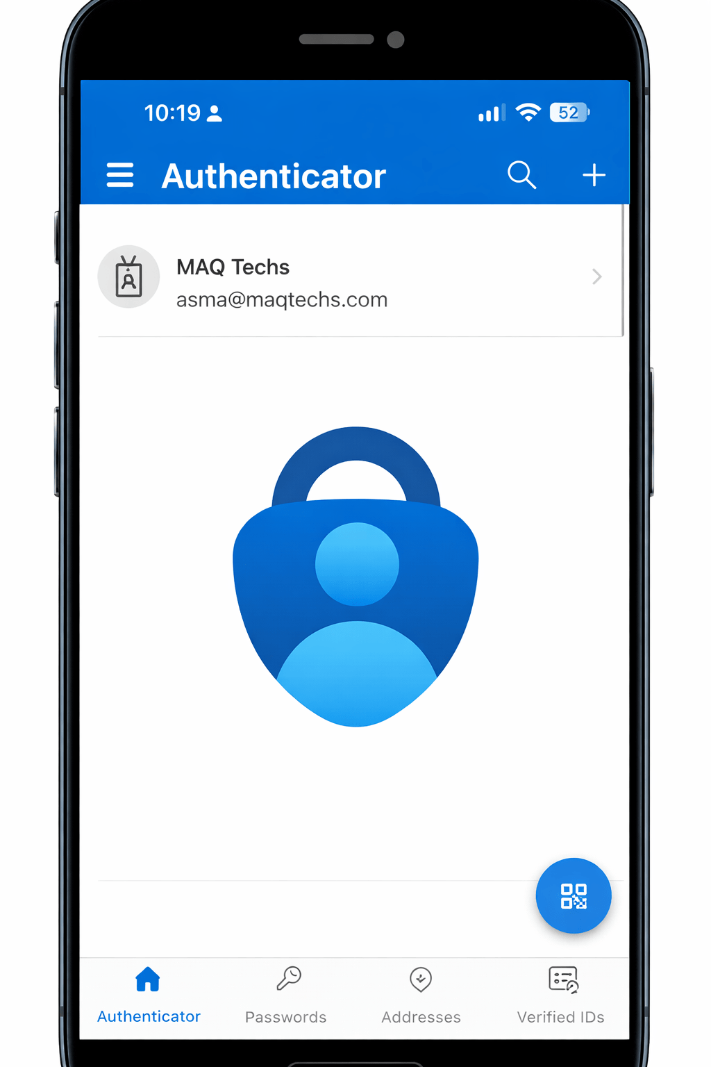 Authenticator-app för MAQ Techs
